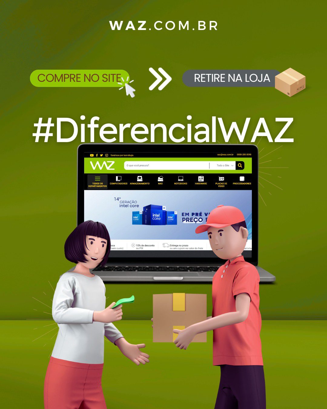 Diferencial WAZ - Fanáticos por Tecnologia